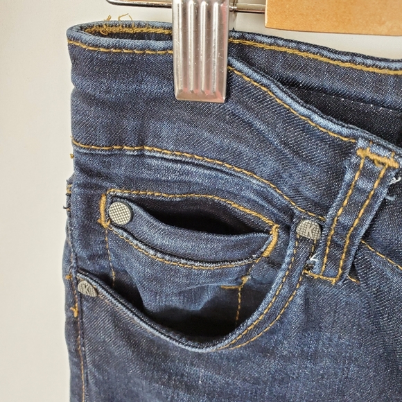 KUT FROM THE KLOTH | CONNIE ANKLE STEP HEM DARK WASH DENIM BLUE SKINNY JEANS 00 - Picture 7 of 17